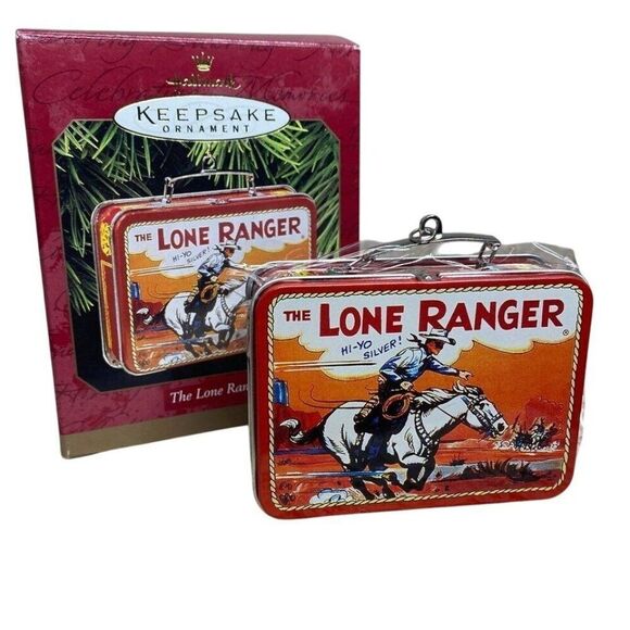 Lone Ranger Tin Lunch Box Hallmark Ornament NEW - Picture 1 of 4